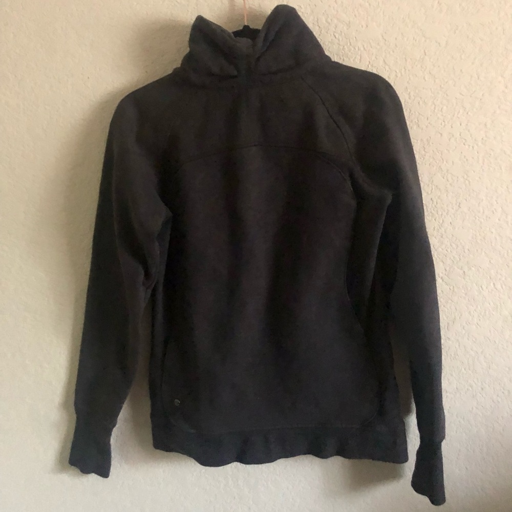 Lululemon Women’s Cozy Cuddle Up Jacket Size 8 Heathered Black - Picture 3 of 6